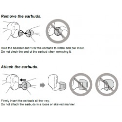 Sony Ear Bud for WHITE Headphones WF-LS900N