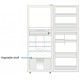 Sharp Fridge Glass Shelf
