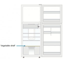 Sharp Fridge Glass Shelf