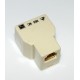 Modular Splitter 3 Way RJ12