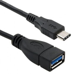 USB Cable USB-C Male to Female USB A