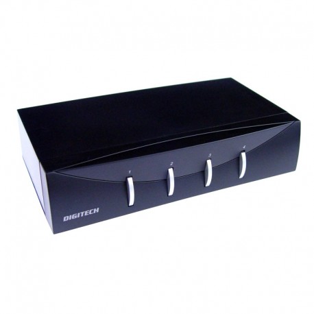 Stereo Audio Video Switch Box 4-WAY