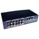 Stereo Audio Video Switch Box 4-WAY