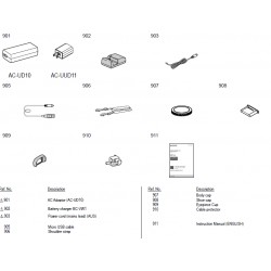 ILCE-7SM2 Sony Camera Exploded Diagram