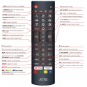 ALTIUS TV Remote for AT24HDW-BCF