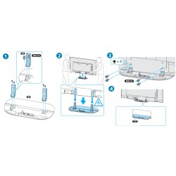 Sony Television Stand Legs for KD-77A9G