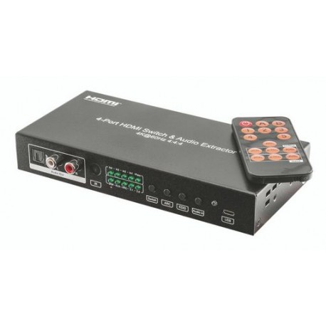 HDMI 4K Switch Box - 4 Input / 1 Output with Remote