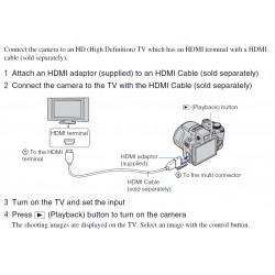 Sony HDMI Adapter for DSC-HX1 DSC-HX5V