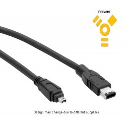 Firewire (i-Link/DV) Cable 4pin to 6pin 5 Metre
