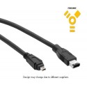 Firewire (i-Link/DV) Cable 4pin to 6pin 5 Metre