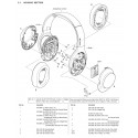 WH-H900N Sony Headphone Exploded Diagram