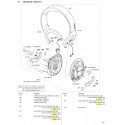 WH-H900N Sony Headphone Exploded Diagram