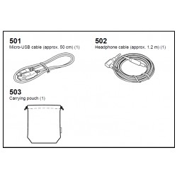 WH-H900N Sony Headphone Exploded Diagram