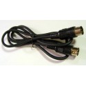 Audio Cord 5 Pin DIN Plug to 5 Pin DIN Plug - REVERSED (COAX) 1.5M