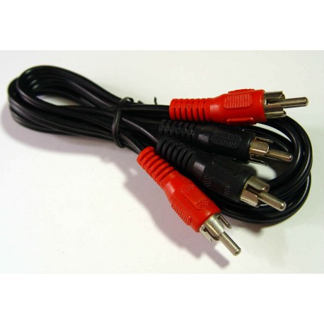 Audio Cord  2 RCA to 2 RCA Plugs 1.2M