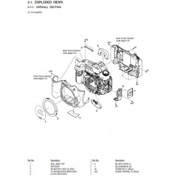 DSLR-A300 Sony Camera Exploded Diagram