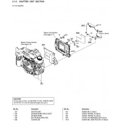 DSLR-A300 Sony Camera Exploded Diagram