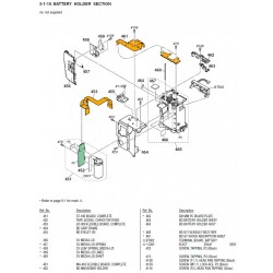 DSLR-A300 Sony Camera Exploded Diagram