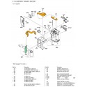 DSLR-A300 Sony Camera Exploded Diagram
