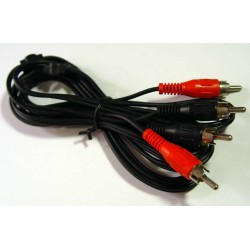 Audio Cord  2 RCA to 2 RCA Plugs