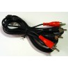 Audio Cord  2 RCA to 2 RCA Plugs 2.5M