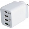 USB-A & USB-C 45W AC Charger with USB-PD QC PD3.0