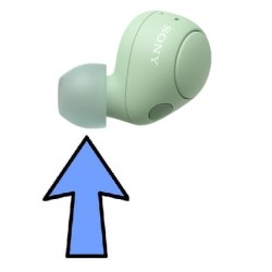 Sony Ear Bud for LIGHT GREEN Headphones WF-C700N (1 Bud)