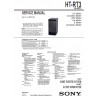 Sony HT-RT3 SS-RT3 SS-SRT3 SA-WRT3 Service Manual