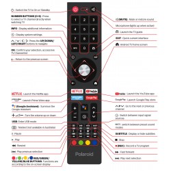 Polaroid TV Remote for PL40S4G11 REM13642