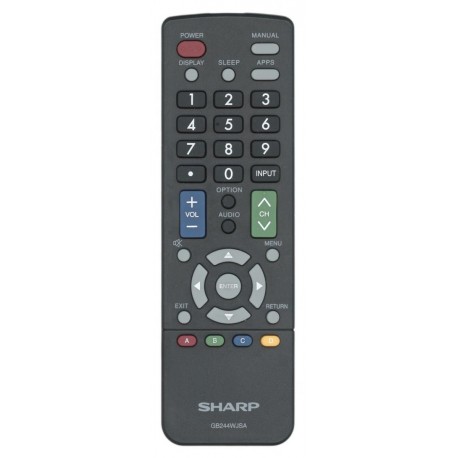 Sharp Television / Display Monitor GB244WJSA Remote