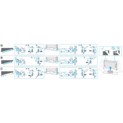Sony Television Stand Legs for XR-55A80L / XR-65A80L