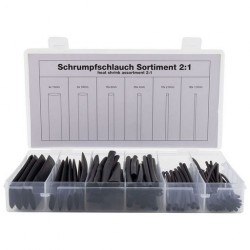 Heat Shrink Tube Kit  - BLACK or WHITE