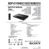 Sony BDP-S1100 / BDP-S3100 Service Manual