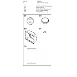 SELP18110G Sony Lens Exploded Diagram