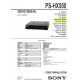 Sony PS-HX500 Service Manual