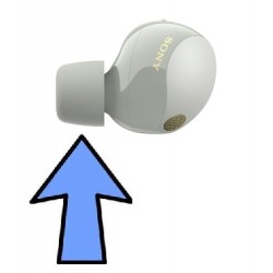 Sony Ear Bud SILVER WF1000XM5 Earphones (1 Bud)
