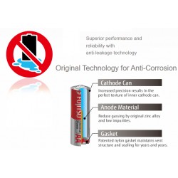 Battery AAA LR03 Alkaline Batteries 2 Pack