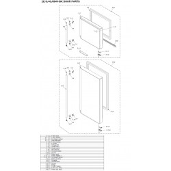 Sharp Refrigerator Exploded Diagram SJ-GJ584V-BK