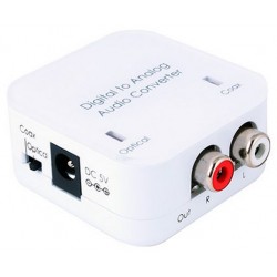 Digital Optical / Coax Audio to Analogue RCA Converter