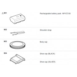 a7C II / ILCE7CM2 Sony Camera Exploded Diagram