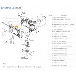 a7CR / ILCE7CR Sony Camera Exploded Diagram