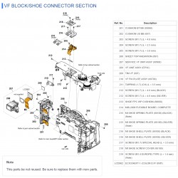 a7CR / ILCE7CR Sony Camera Exploded Diagram