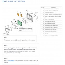 a7CR / ILCE7CR Sony Camera Exploded Diagram