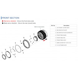 SEL2860 Sony Lens Exploded Diagram