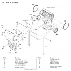 HVLF60M Sony Flash Exploded Diagram