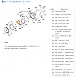 ILCE-7RM5 Sony Camera Exploded Diagram