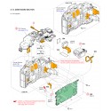 A7 ILCE7 / ILCE7K / ILCE7R Sony Camera Exploded Diagram