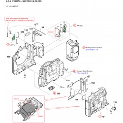A7 ILCE7 / ILCE7K / ILCE7R Sony Camera Exploded Diagram