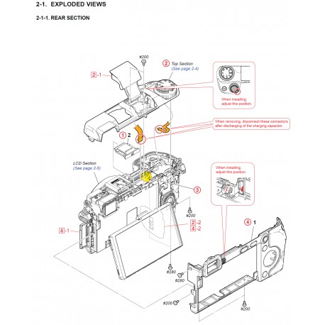 NEX6 Sony Camera Exploded Diagram