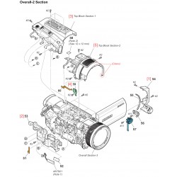 PXW-X70 Sony Camera Exploded Diagram